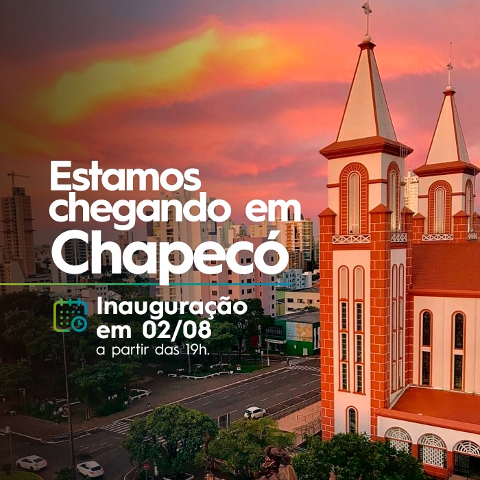 O Oeste de Santa Catarina foi escolhido pelo Grupo SMANIOTTO, inauguração dia 02 de agosto de 2019 em Chapecó. O Oeste de Santa Catarina foi escolhido pelo Grupo SMANIOTTO, inauguração dia 02 de agosto de 2019 em Chapecó.