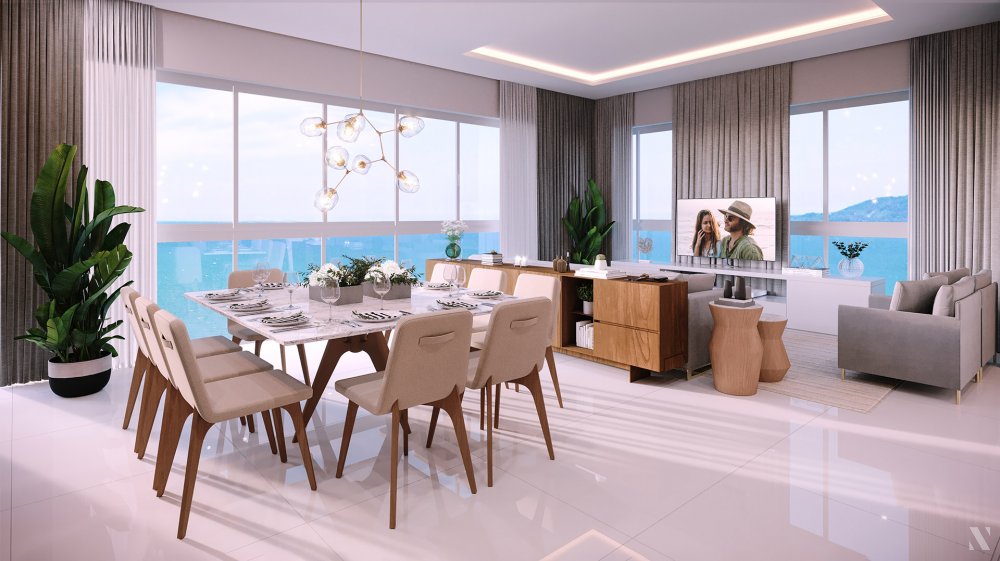 Apartamento à Venda Quadra Mar em Meia Praia - Itapema - Santa Catarina - Du Art Tower em Itapema 