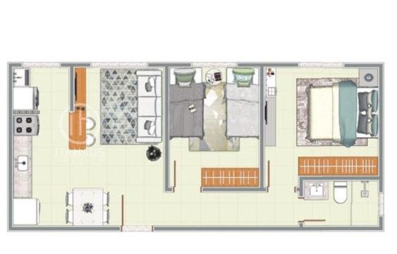 Apartamento à Venda em Espinheiros - Itajaí - Santa Catarina - Residencial Recanto dos Espinheiros em Itajaí