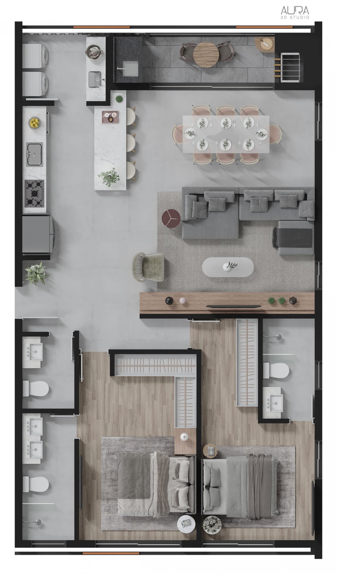 Apartamento Pré Lançamento em Alto da Rua XV - Curitiba - Paraná - ARTEN