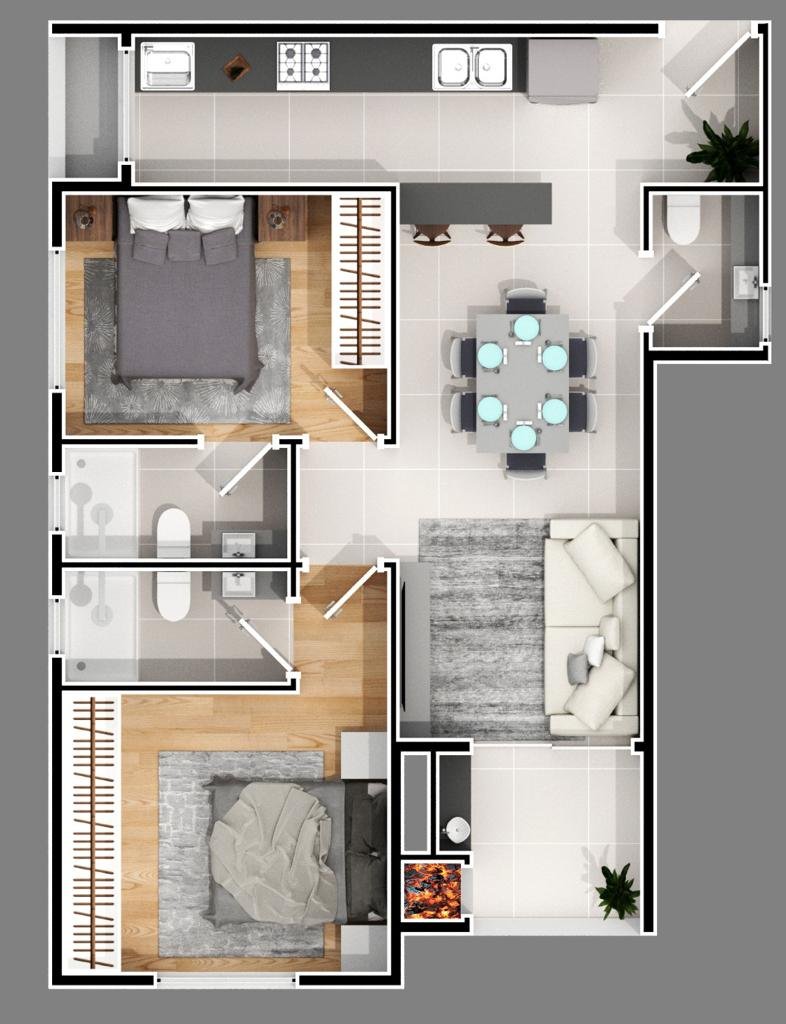 Apartamento à Venda em Nações - Balneário Camboriú - Santa Catarina - Plaza Viena Residencial em Balneário Camboriu