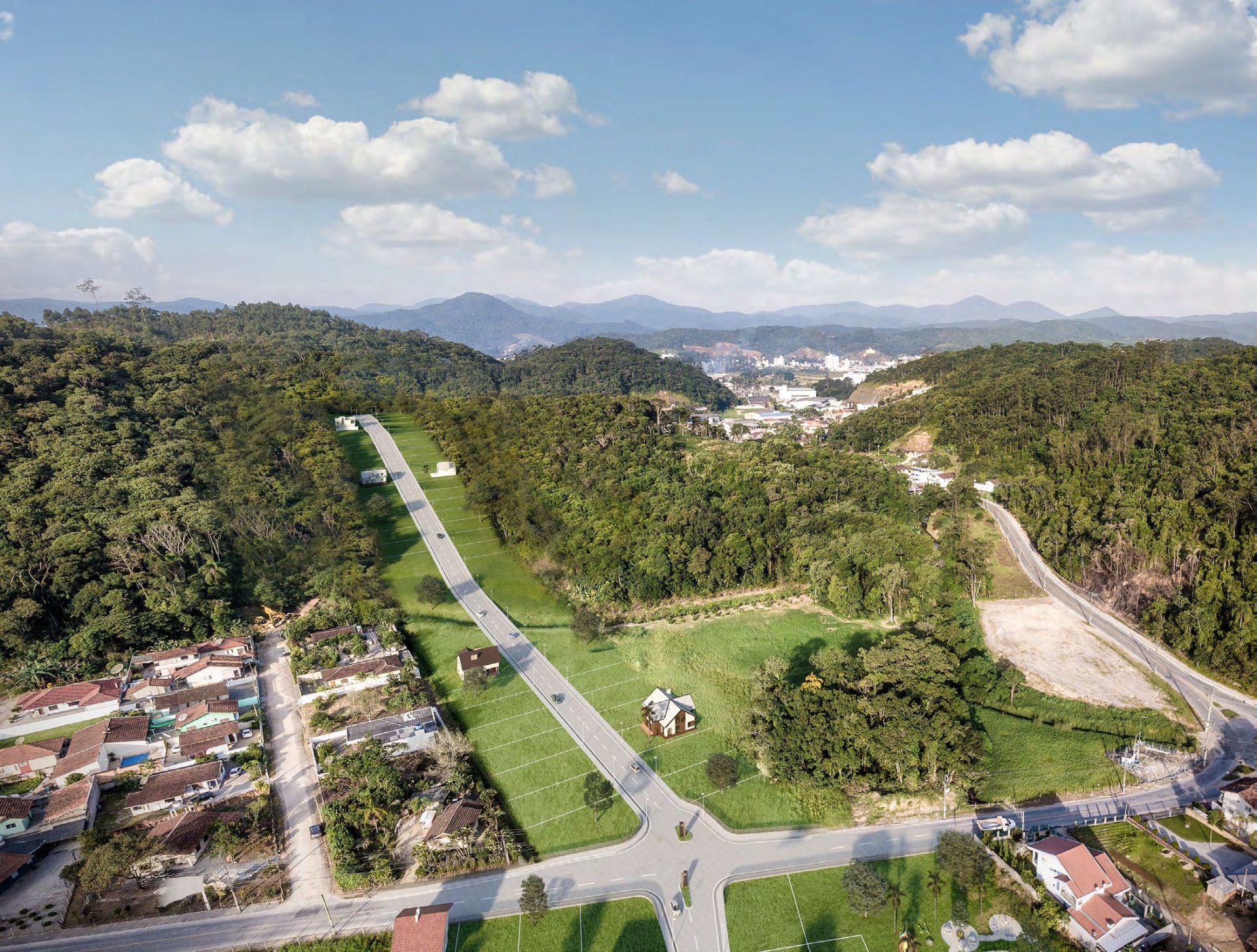 Terreno à Venda em Bateas - Brusque - Santa Catarina - Loteamento Recanto do Sol/Lua