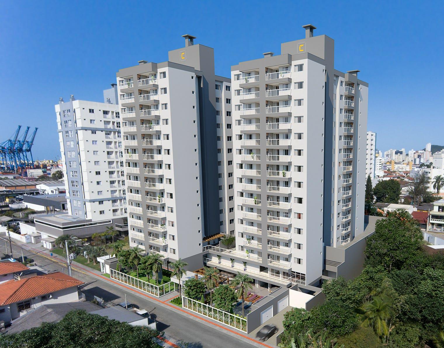 Apartamento à Venda em São João - Itajaí - Santa Catarina - LOTISA GARDEN PLAZA RESIDENCIAL