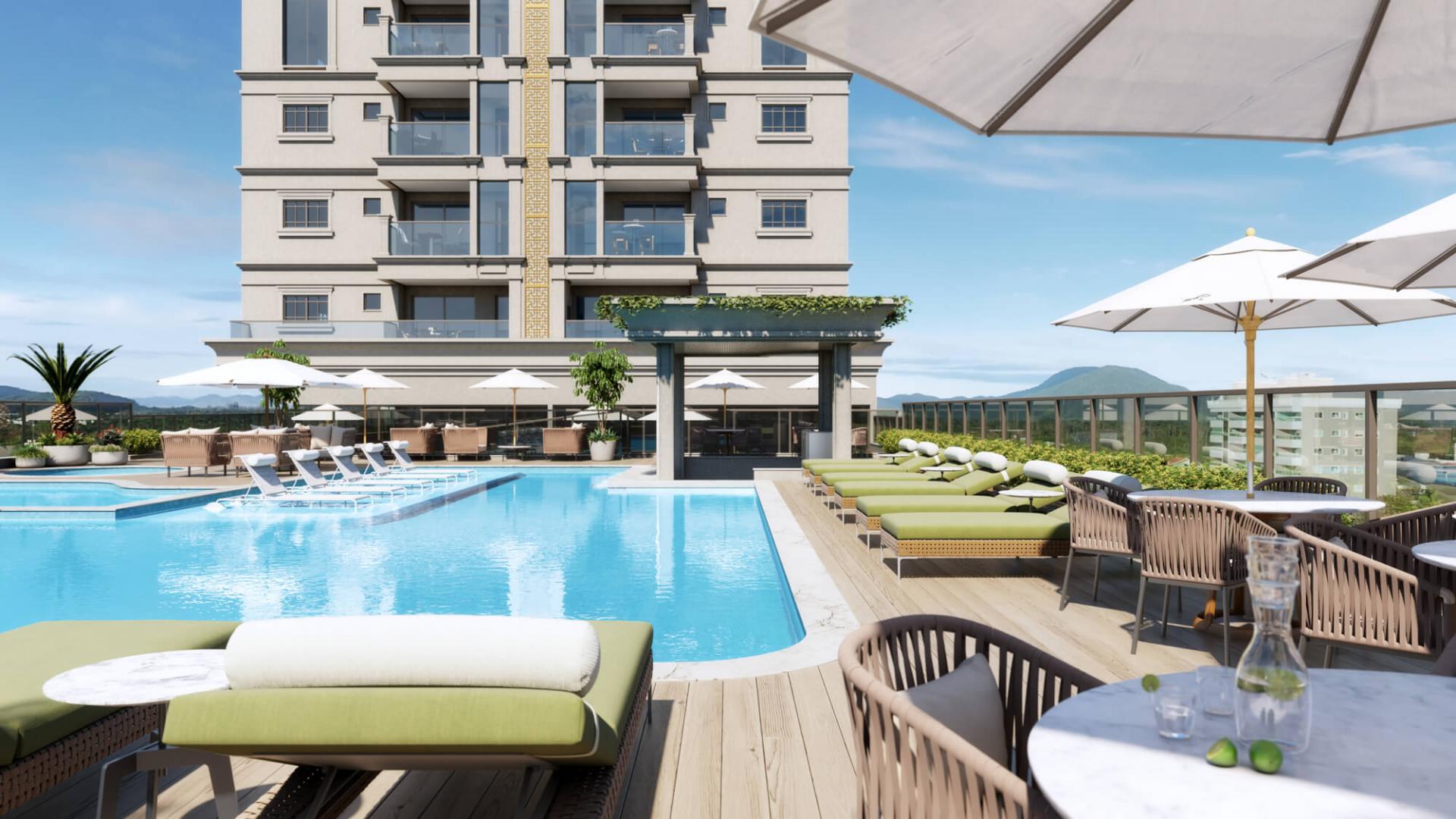 Apartamento Lançamento Próximo ao Mar em Meia Praia - Itapema - Santa Catarina - Gran Ducado Residence em Itapema 