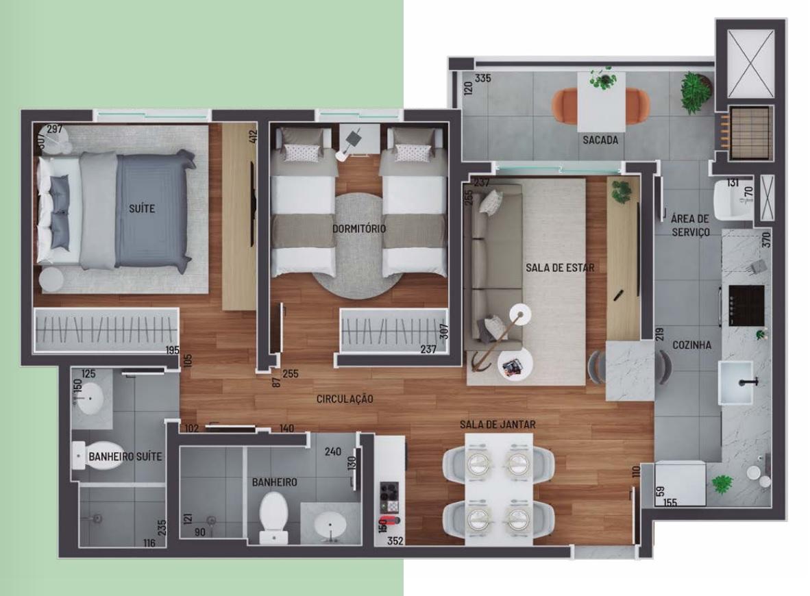 Apartamento à Venda em Tingui - Curitiba - Paraná - Jardim dos Manacás em Curitiba