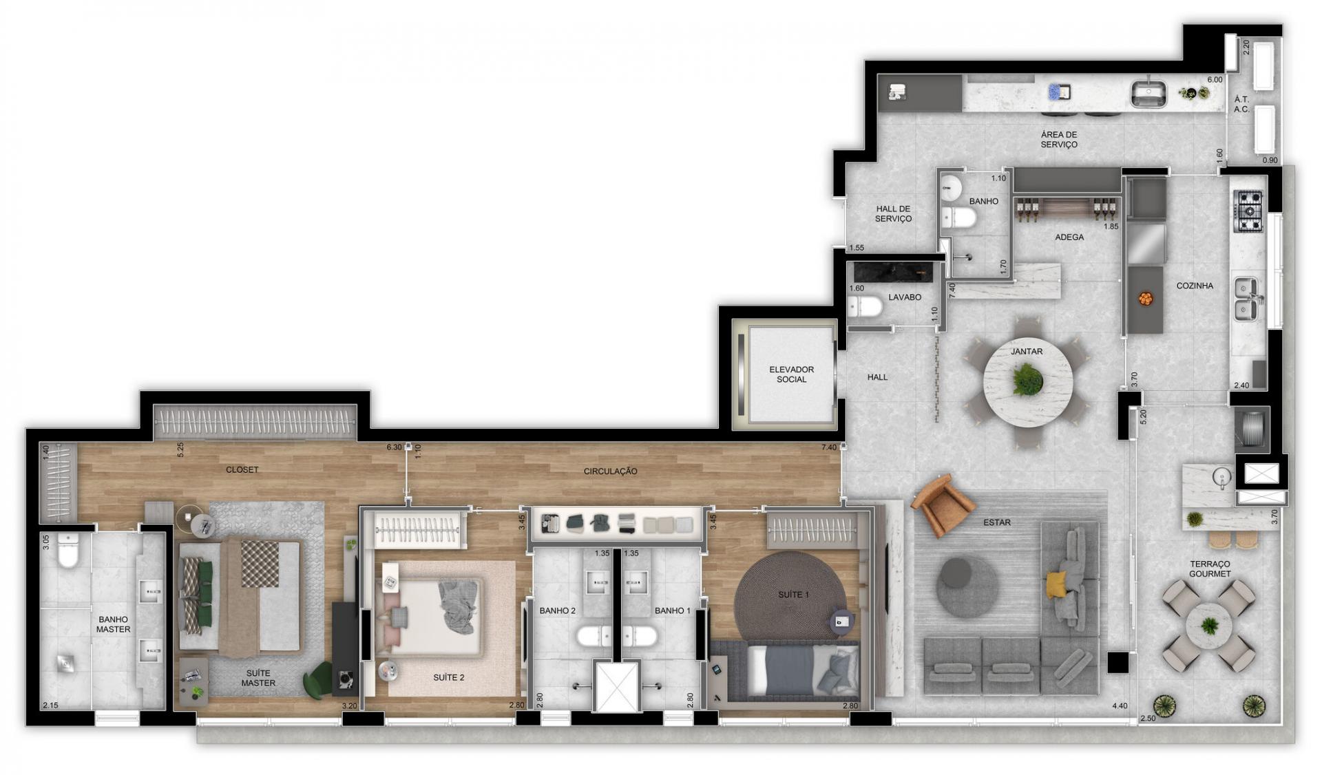 Apartamento Lançamento em Bigorrilho - Curitiba - Paraná - Alamo em Curitiba