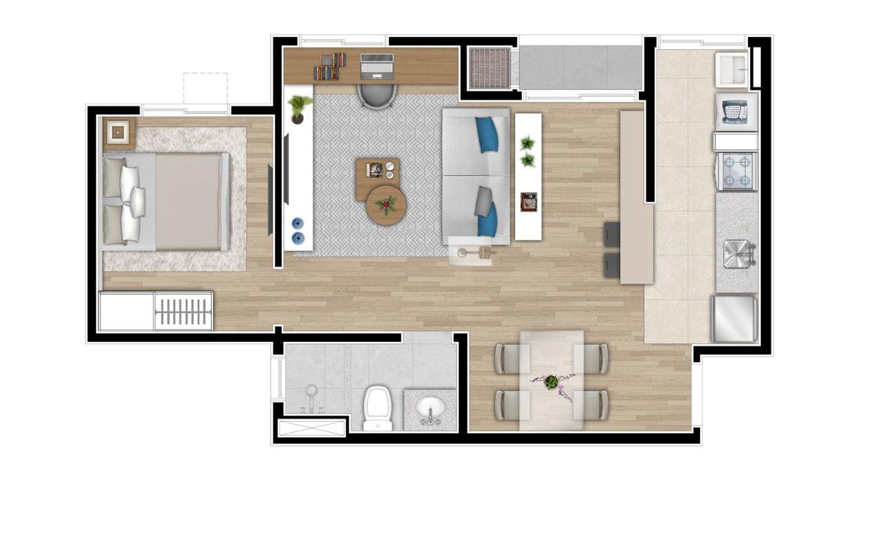 Apartamento à Venda em Cidade Industrial - Curitiba - Paraná - Sou Ecoville em Curitiba