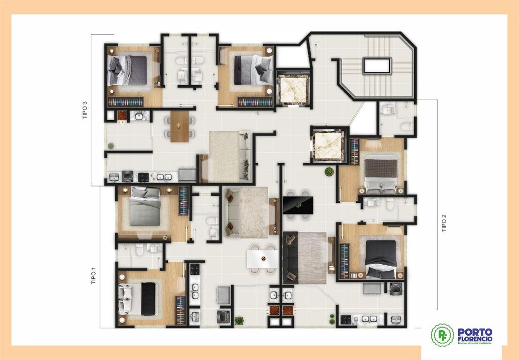 Apartamento à Venda em Morretes - Itapema - Santa Catarina - Potenza Residenziale em Itapema