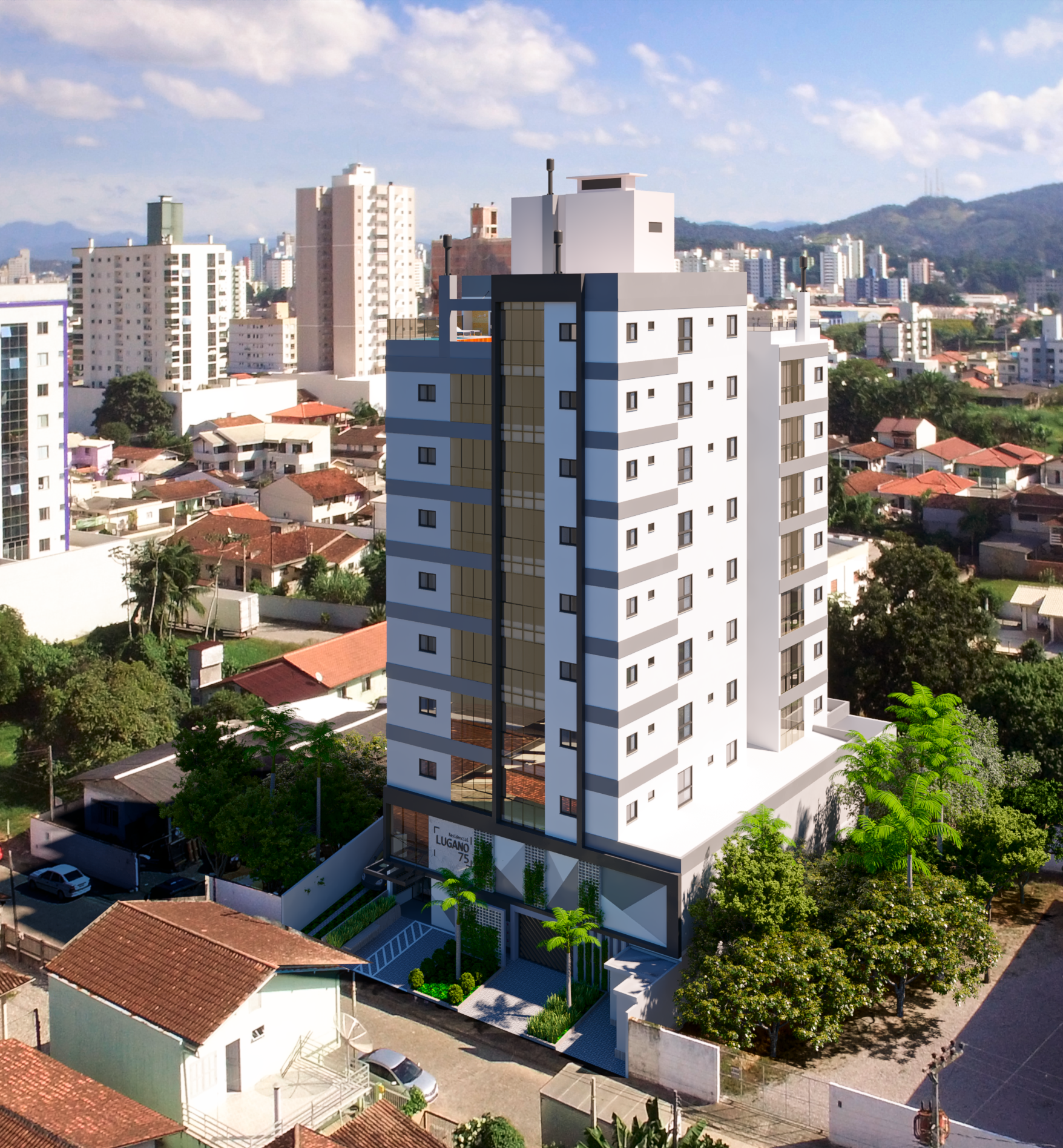 Apartamento à Venda em Santa Rita - Brusque - Santa Catarina - Residencial LUGANO em Brusque