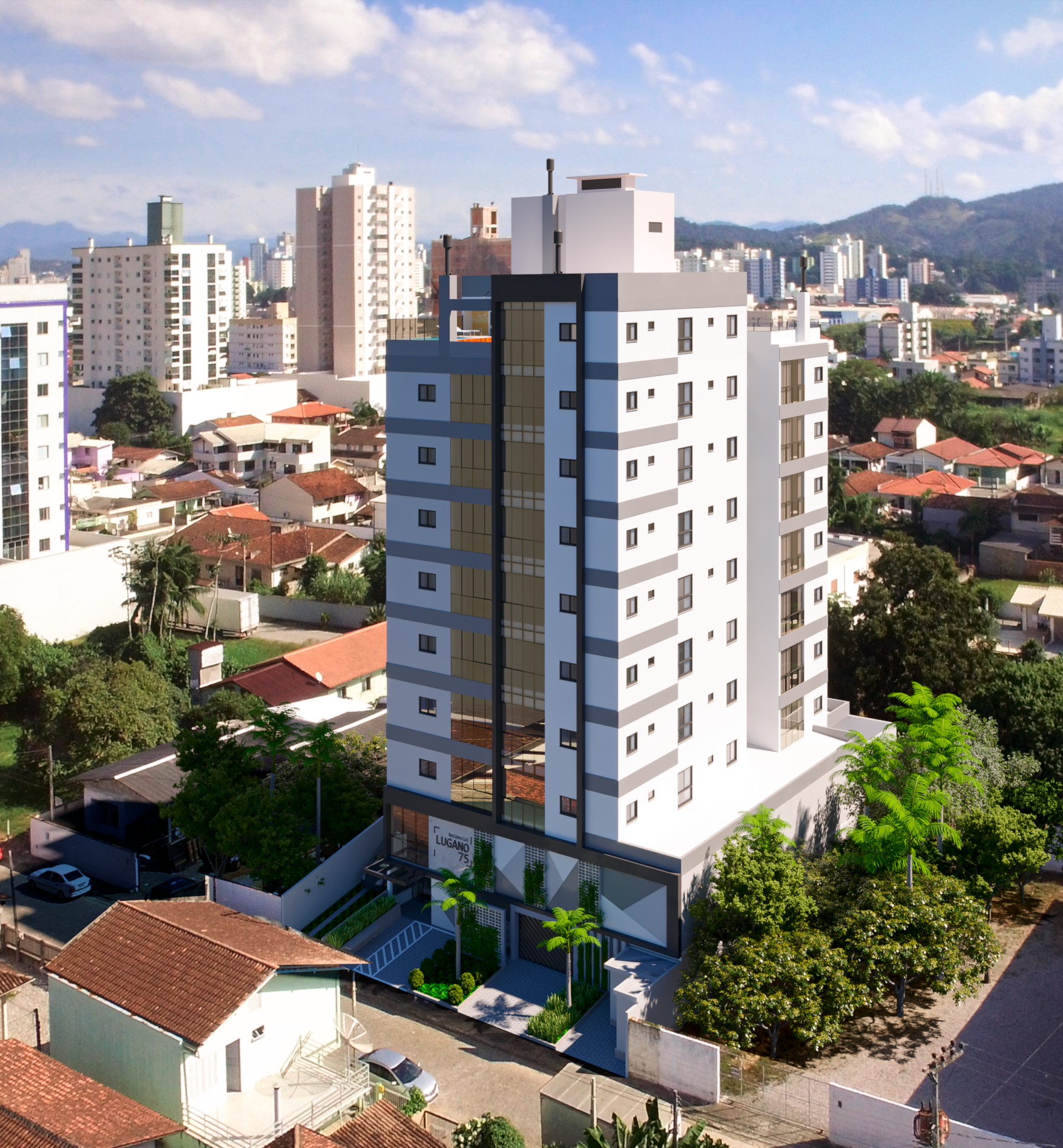 Apartamento Lançamento em Santa Rita - Brusque - Santa Catarina - Residencial LUGANO em Brusque