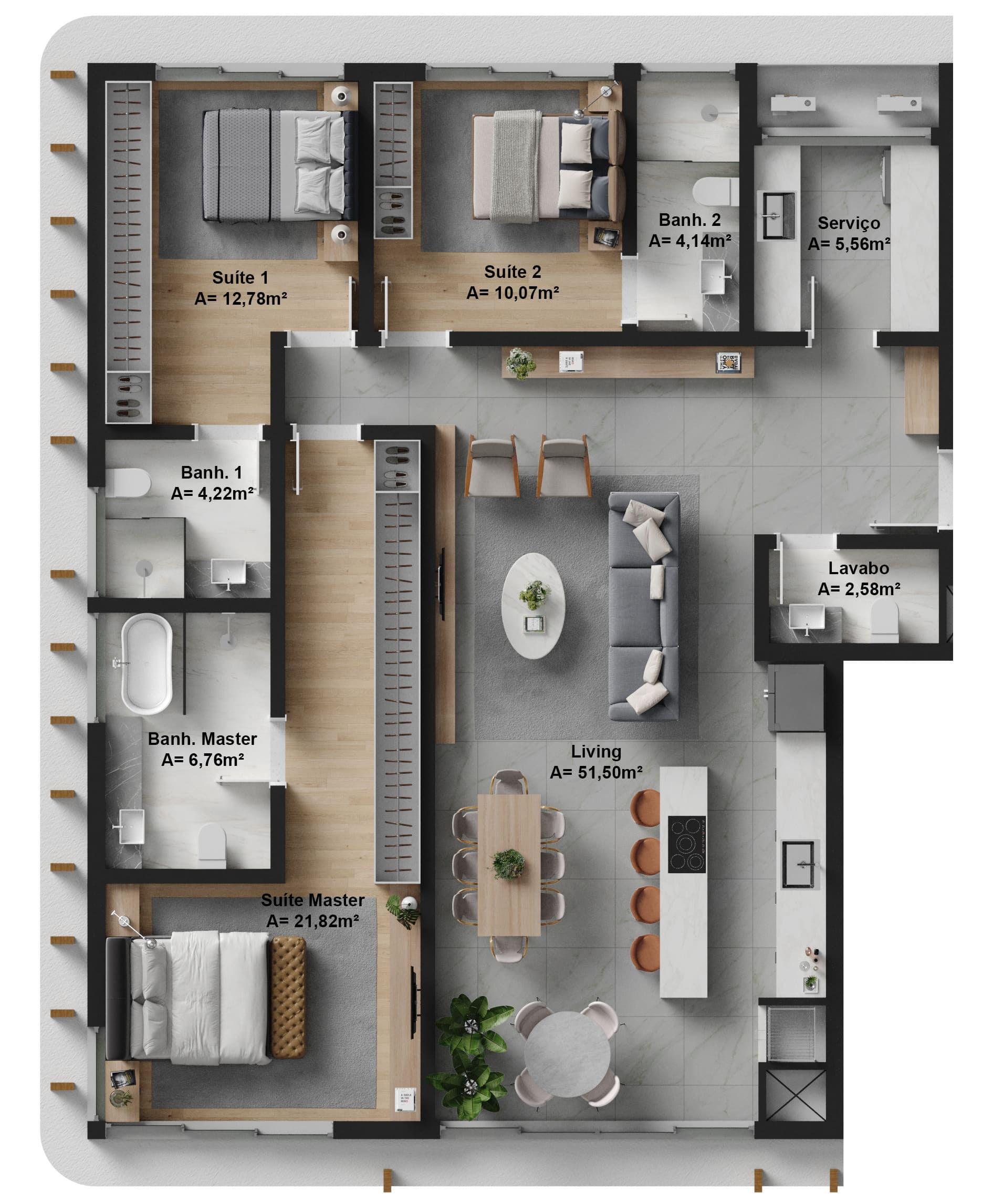 Apartamento Pré Lançamento Próximo ao Mar em Perequê - Porto Belo - Santa Catarina - Bris em Porto Belo