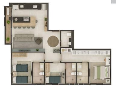 Apartamento à Venda em Setor Marista - Goiânia - Goiás - WTC Residence em Goiânia