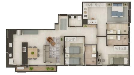 Apartamento à Venda em Setor Marista - Goiânia - Goiás - WTC Residence em Goiânia