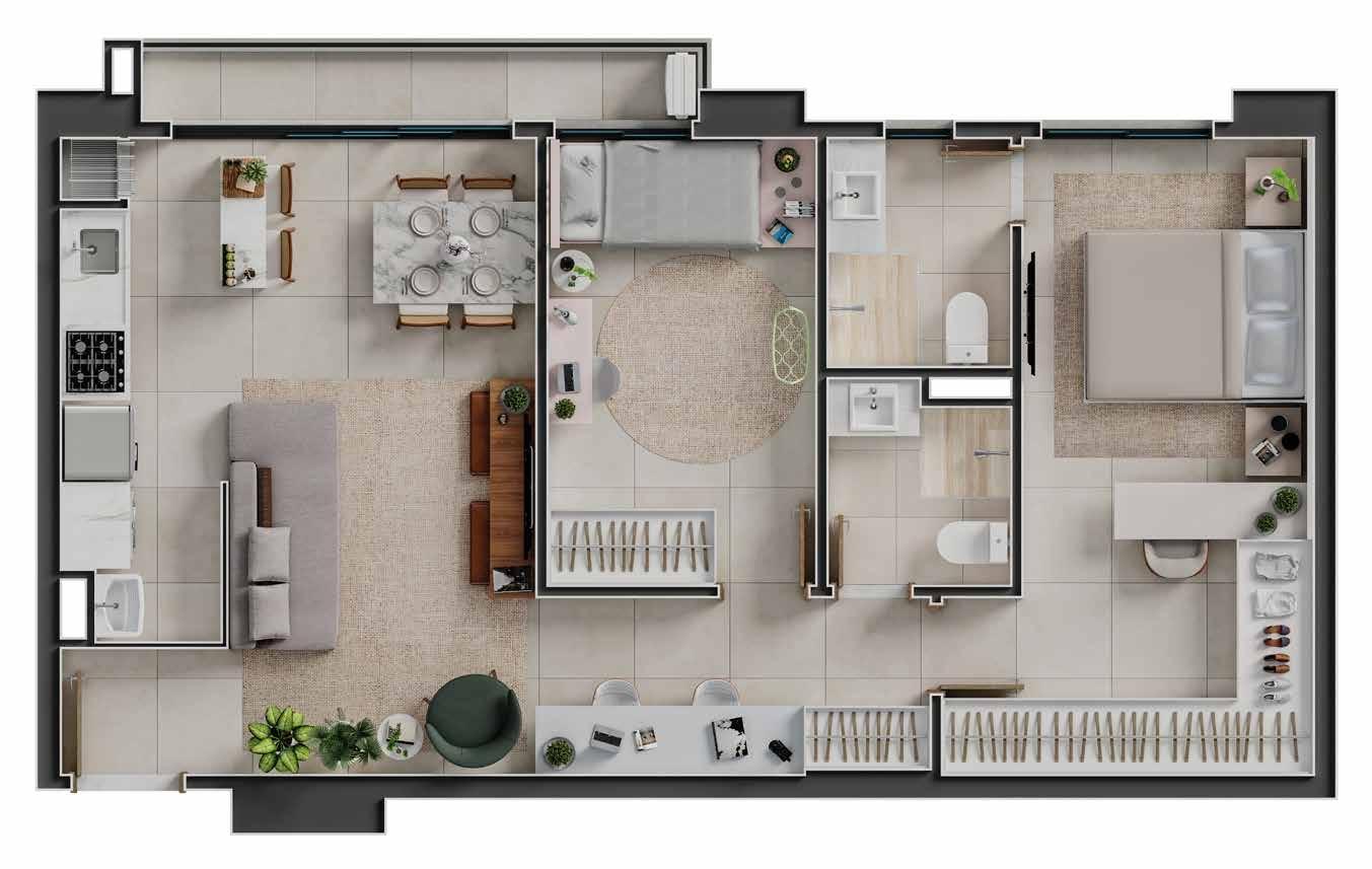 Apartamento à Venda em Setor Marista - Goiânia - Goiás - Atoll Residências em Goiânia