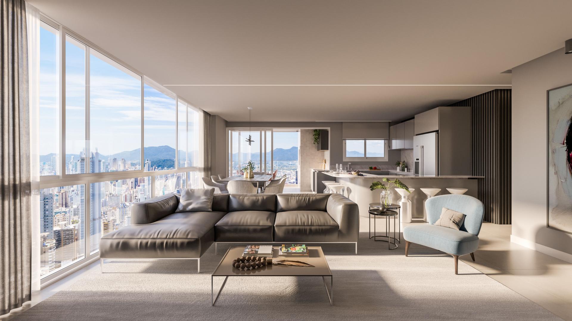 Apartamento à Venda Próximo ao Mar em Centro - Balneário Camboriú - Santa Catarina - Meridian Tower em Balneário Camboriú