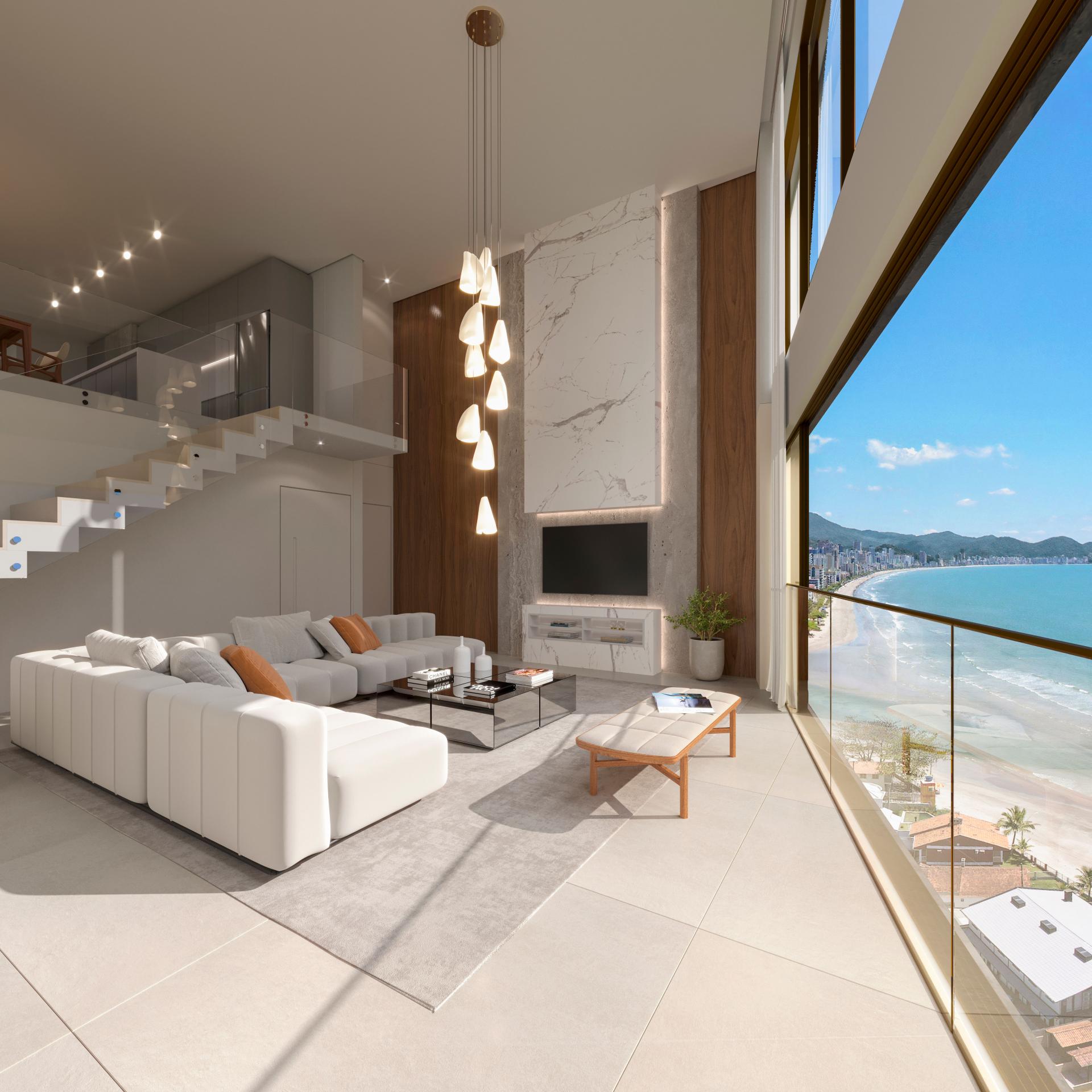 Apartamento à Venda Quadra Mar em Perequê - Porto Belo - Santa Catarina - Romanée em Porto Belo