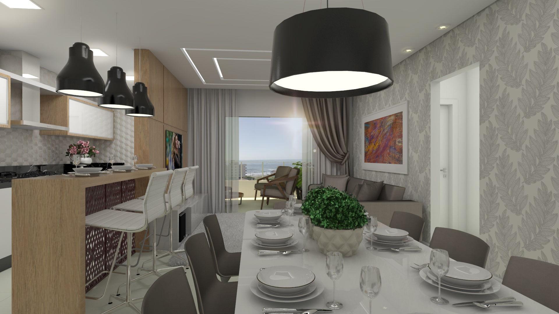 Apartamento à Venda Quadra Mar em Centro - Navegantes - Santa Catarina - VENEZA RESIDENCE