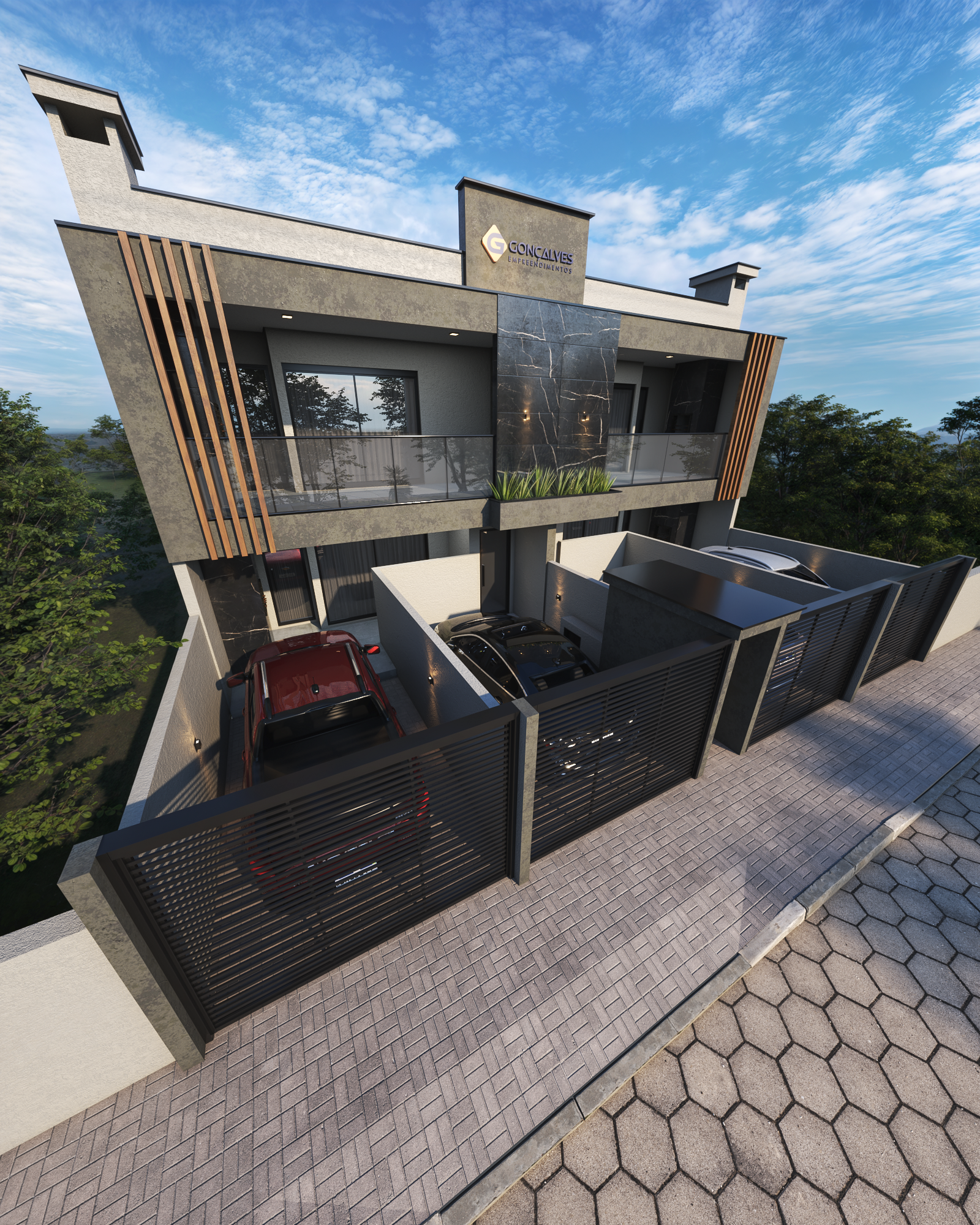 Sobrado Geminado à Venda em São João - Itajaí - Santa Catarina - Residencial Melquiades