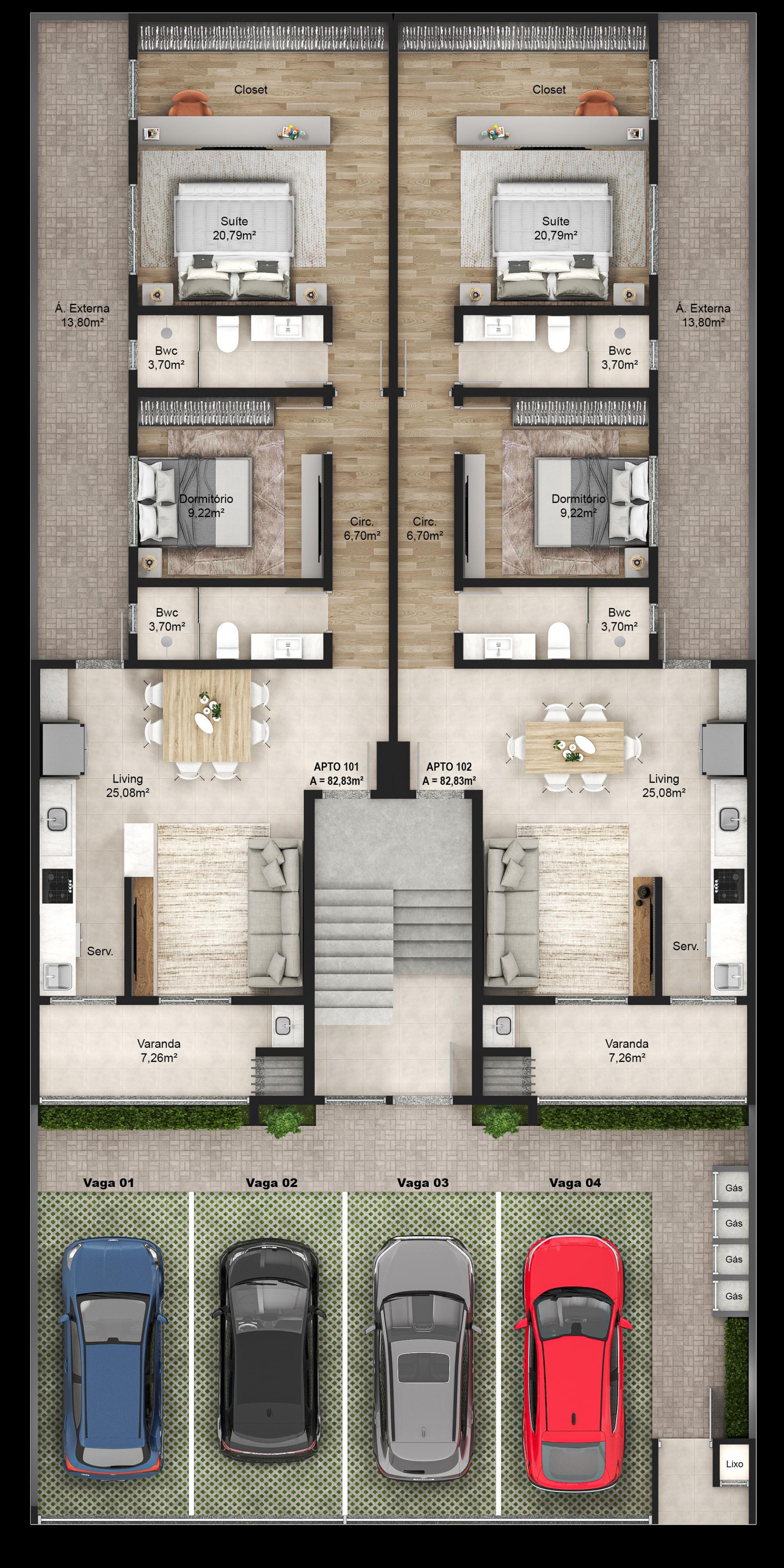 Apartamento Lançamento em Fazenda - Itajaí - Santa Catarina - SENIZE RESIDENCE